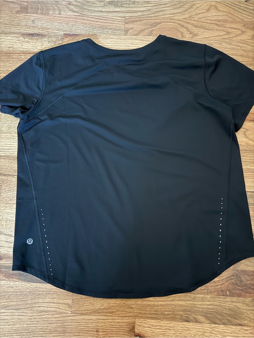 lululemon athletica Black Short-Sleeve Athletic Top